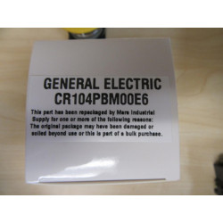 General Electric CR104PBM00E6 Push Button Switch
