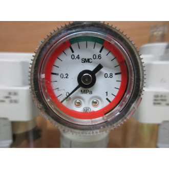 SMC AR30-02M-A Regulator AR3002MA W AF30-02-A, AL30-02-A, AC30-02M-A - Used