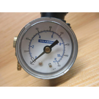 Wilkerson R16-02-000A Regulator R1602000A W Gauge & Fitting - Used