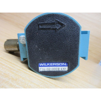 Wilkerson F16-02-000B Particulate Filter F1602000B W Filter & Bowl - Used