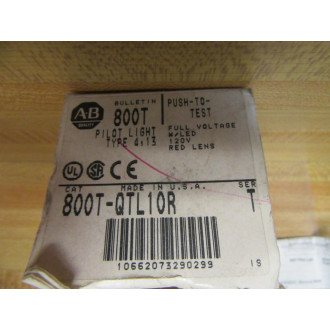 Allen Bradley 800T-QTL10R Push Button