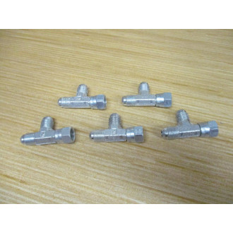 Parker 6R6X-S 37° Flare, Run Tee (Pack of 5) - New No Box