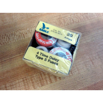Eagle 675-20 20A Time Delay Type S Fuse 67520 (Pack of 4)