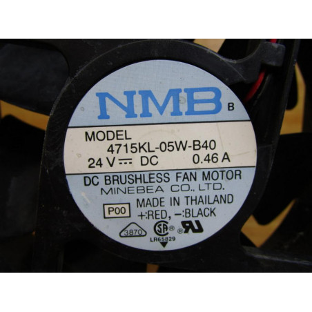 Ventola NMB 4715KL-05W-B40 24V 119mm, 118 CFM, 46.5 DBA - Nuova