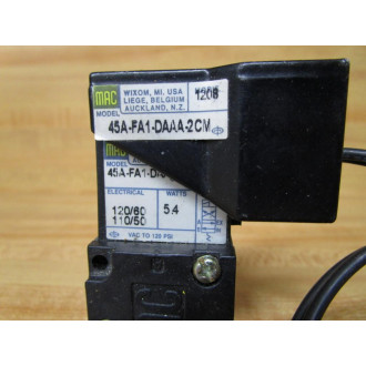MAC 45A-FA1-DAAA-2CM Valve 45AFA1DAAA2CM - New No Box