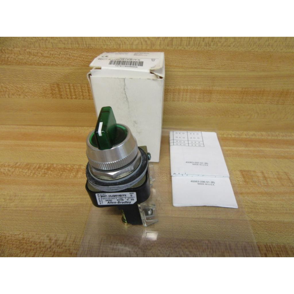 Allen Bradley 800T-24JGH91KB7FX Selector Switch