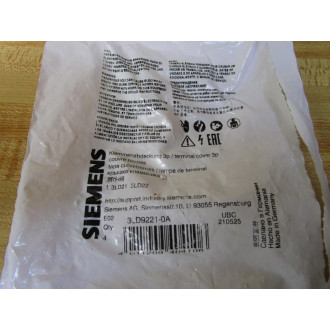 Siemens 3LD9221-0A Terminal Cover 3LD92210A (Pack of 3) - New No Box