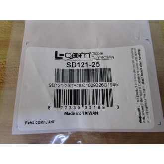 L-Com SD121-25 Global Connectivity Hood SD12125 (Pack of 10)