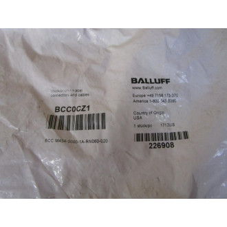 Balluff BCC M454-0000-1A-RN060-020 Female Receptacle