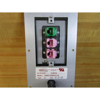 Weco CRBG3-DEMATIC-20 Duplex Receptacle CRBG3DEMATIC20 WHardware - New No Box
