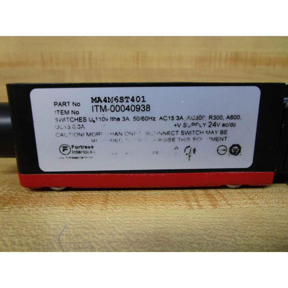 Fortress Interlocks ITM-00040938 Interlock Switch Assy MA4M6ST401 - New ...