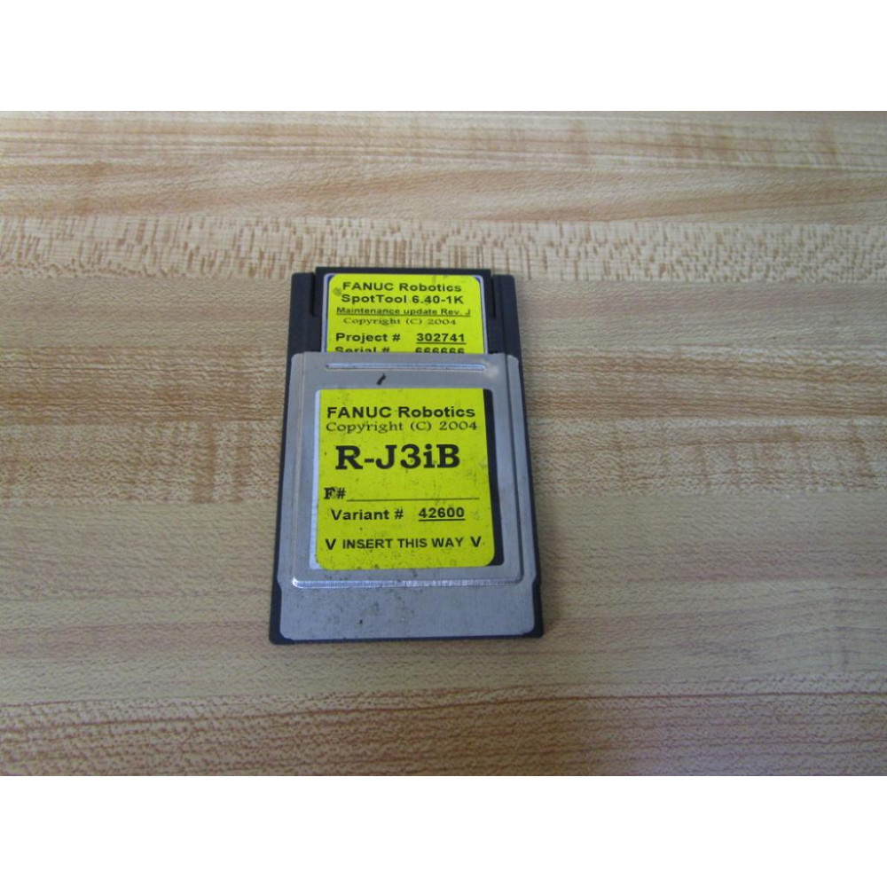 Fanuc Robotics R-J3ib PCMCIA Card 42600 - Used