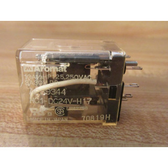 Aromat AR39344 Relay HC1-DC24V-H17 (Pack of 2) - New No Box