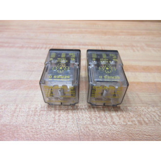 Square D 8501-KP13V20 Relay 8501KP13V20 Series D (Pack of 2) - Used