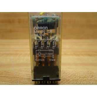 Omron MY4N-CR 115 VAC Relay MY4NCR115 - Used