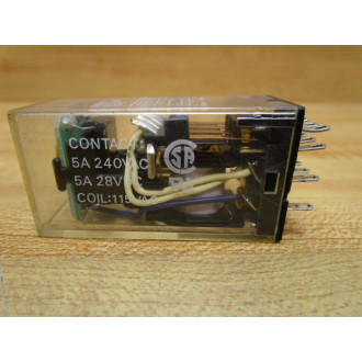 Omron MY4N-CR 115 VAC Relay MY4NCR115 - Used