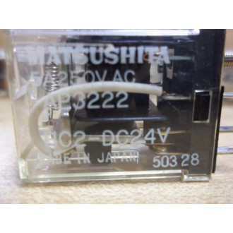 Matsushita AP3222 Relay HC2-DC24V - Used