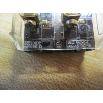 Allen Bradley 800T-XD2 Contact Block 800TXD2 - Used