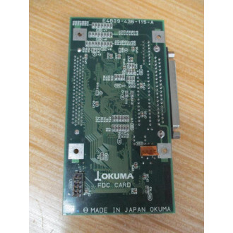 Okuma E4809-436-115-A FDC Card E4809436115A - Used