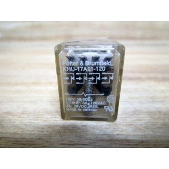 Potter & Brumfield KHU-17A11-120 Relay KHU-17A11-120V (Pack of 4) - Used