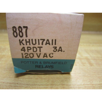 Potter & Brumfield KHU-17A11-120V Relay KHU17A11-120V