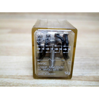 Potter & Brumfield KHU-17D11-24V DC Relay KHU-17D11-24VDC 110HP 3A - Used