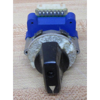 Tosoku GFED CBA U-Chain Selector Switch GFEDCBA WBlack Knob W7-Pin Connector - Used