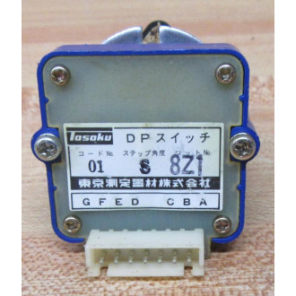 Tosoku GFED CBA U-Chain Selector Switch GFEDCBA WBlack Knob W7-Pin Connector - Used
