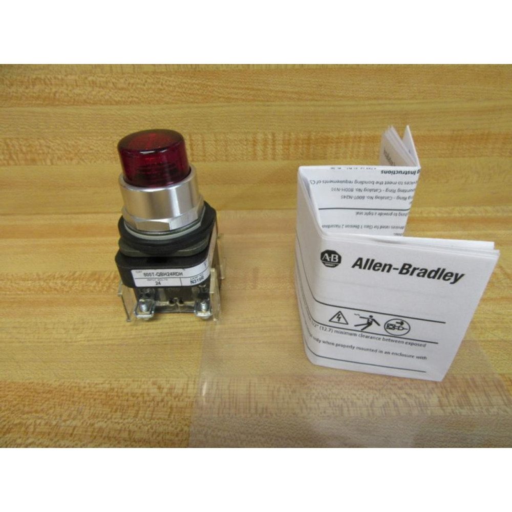 Allen Bradley 800T-QBH24RDH Push Button Switch - New No Box