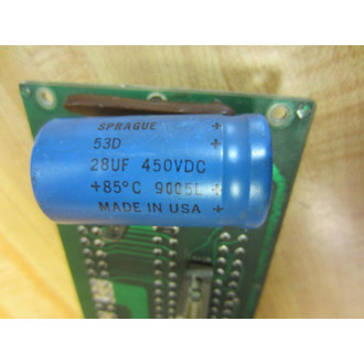 Sieb&Meyer 26-36-07-2 Power Supply BackPlane 2636072 2 Broken Latches - Used