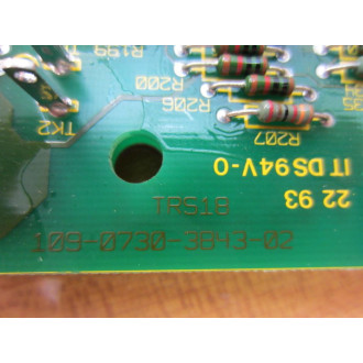 Indramat 109-0730-3B43-02 TRS18 Board 109-0730-3A43-02 - Used