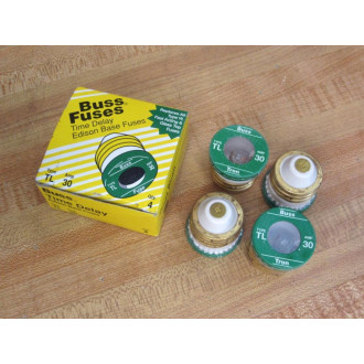 Buss TL 30 Bussmann Plug Fuse Cross Ref 6F461 (Pack of 4)