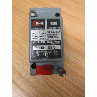 Cutler Hammer E50SBN Eaton Limit Switch Body Ser. A1 - Used