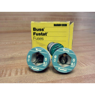 Bussmann S-6-14 Fustat Fuse S614 (Pack of 2)