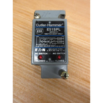Cutler Hammer E51SPL Eaton Limit Switch Body Ser. C1 - Used
