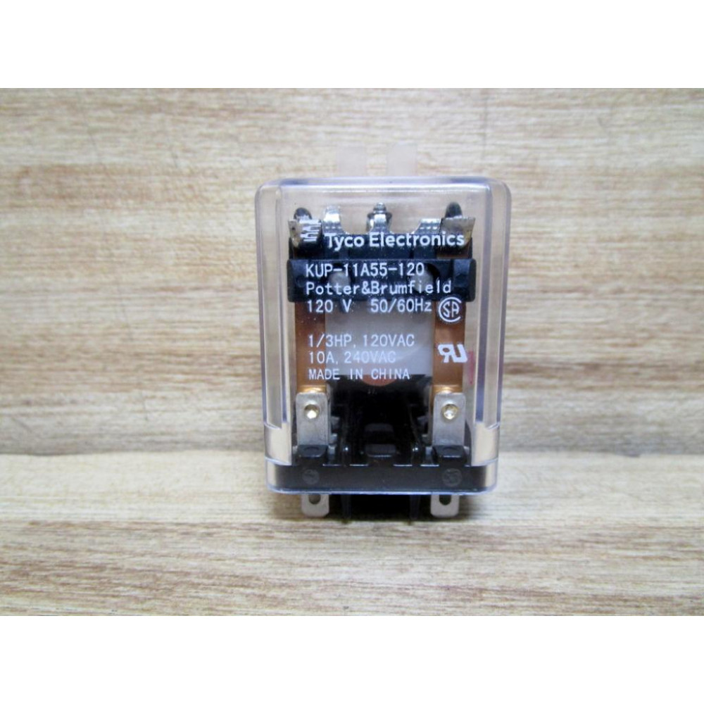 Potter & Brumfield Tyco KUP-11A55-120V AC Relay KUP-11A55-120 VAC - New No Box