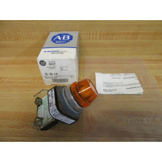 Allen Bradley 800T-QL10A Amber Pilot Light