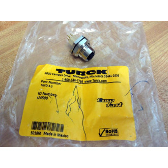 Turck FKFD 4.5 Actuator and Sensor Receptacle U4500