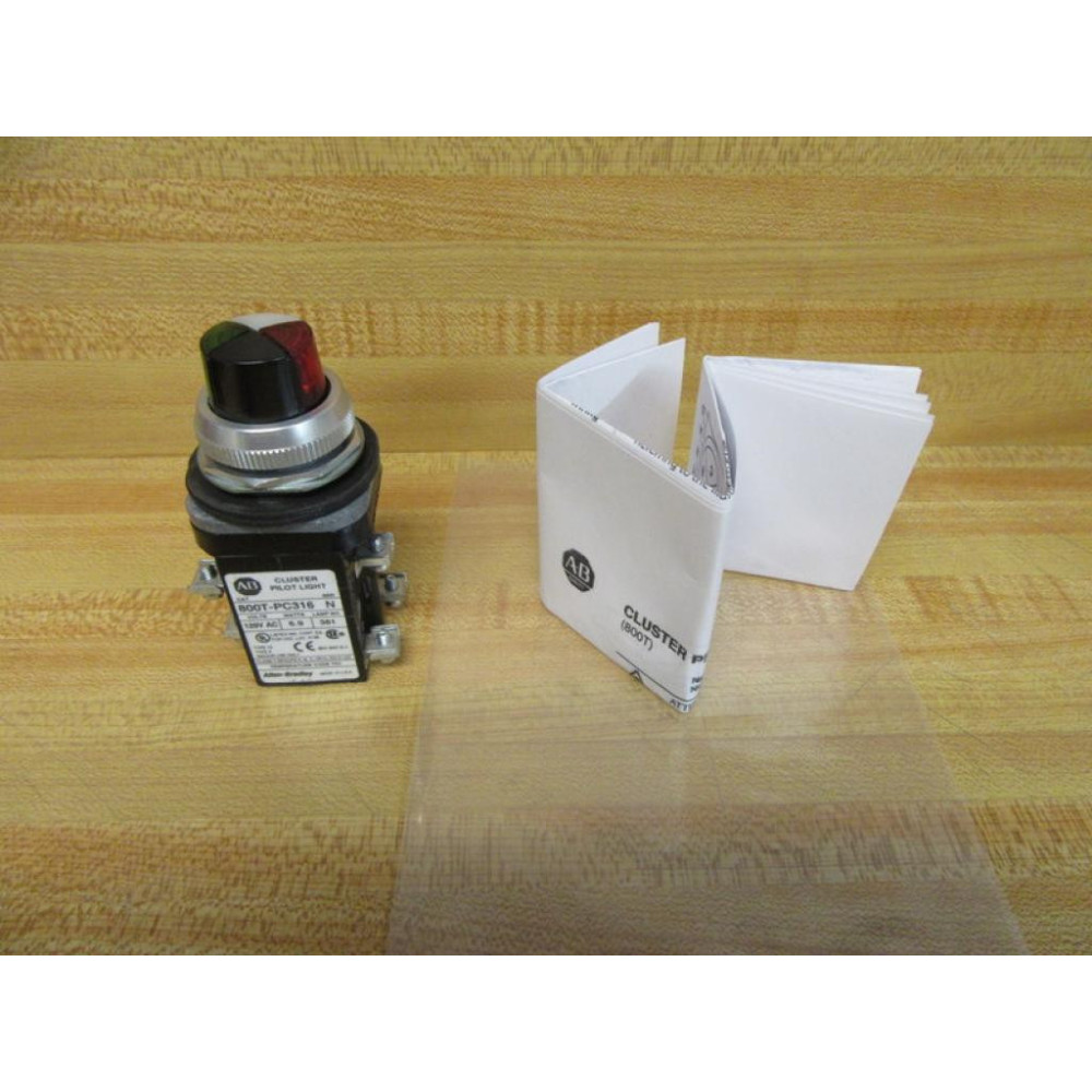 Allen Bradley 800T-PC316WRXG Cluster Light - New No Box
