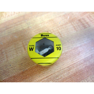 Buss W 10 Bussmann Plug Fuse Cross Ref 6F468 (Pack of 4)