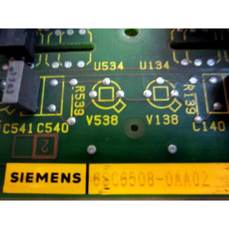 Siemens 6SC6508-0AA02 Simodrive 650 Transistor Control Board - Refurbished