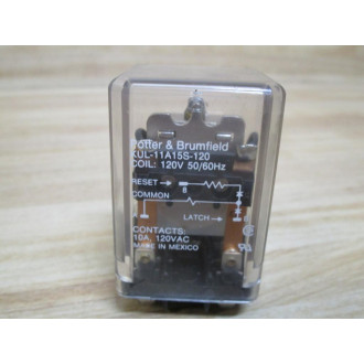 Potter & Brumfield KUL-11A15S-120V AC Relay KUL-11A15S-120 - Used