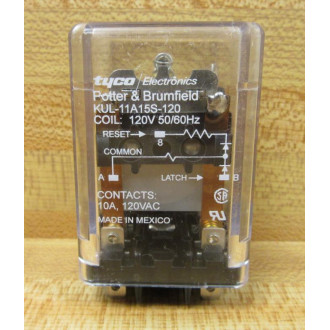 Potter & Brumfield KUL-11A15S-120V Relay KUL11A15S120 - New No Box