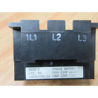 Ward Leonard 5002A3001-14 Starter 5002A300114 Mounted Never Used - New No Box
