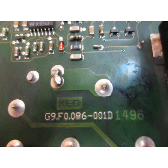 KEB G9.F0.086-0019 Circuit Board G9.F0.086-001D - Used