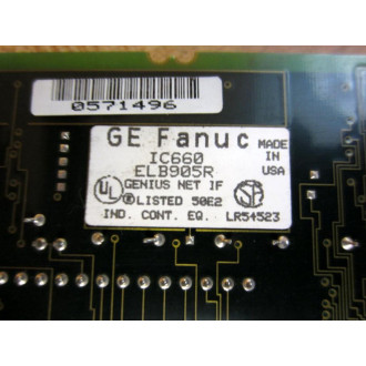 GEFanuc IC660ELB905R Genius Network Interface Card - Used