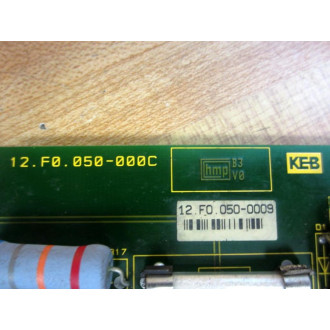 KEB 12.F0.050-000C Circuit Board 12.F0.050-0009 - Used