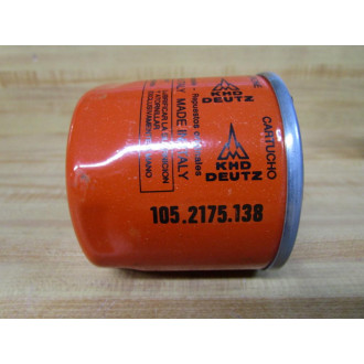 Deutz 105.2175.138 Fuel Filter 1285-0347 WO-Ring