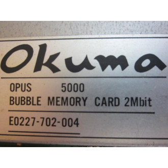 Okuma E0227-702-004 Opus 5000 Bubble Memory Card 2MBit E0227702004 - Refurbished