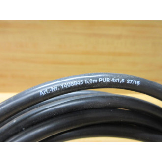 Phoenix Contact SAC-4P-5.0-PURM12FSS PE Power Cable 1408845 - New No Box